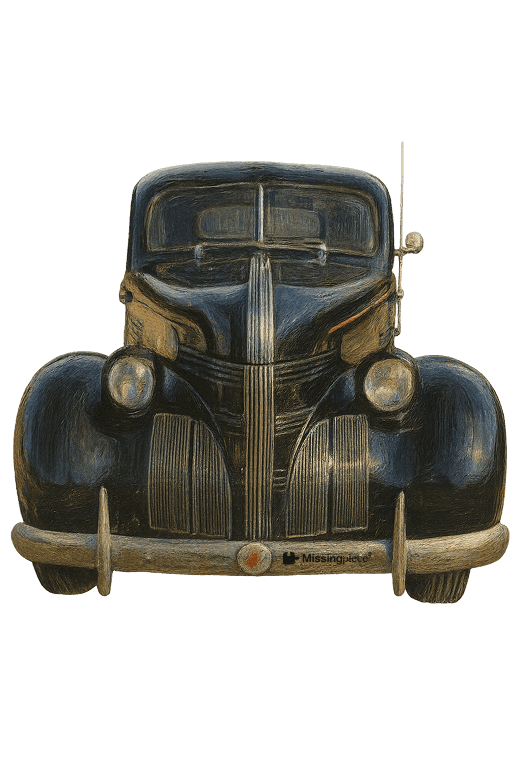 Decorative vintage car illustration