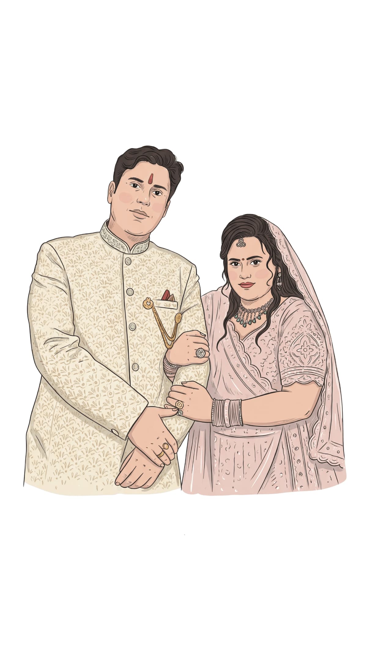 Mayank and Suhani couple photo